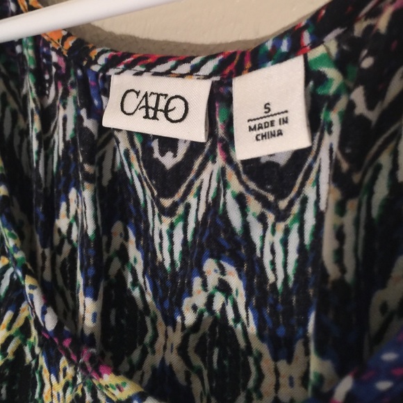 Cato multicolored dolman top. Small - Picture 3 of 4